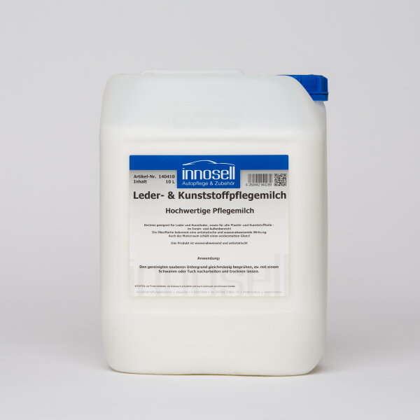 Leder- & Kunststoffpflegemilch - 10 L