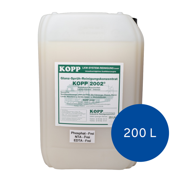 Glanz-Sprühreiniger Kopp 2002 - 235 kg