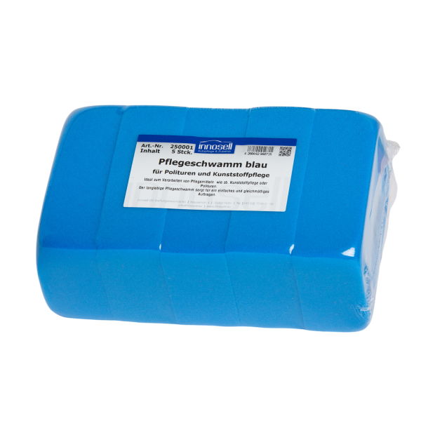 Pflegeschwamm blau - 5 Stck.