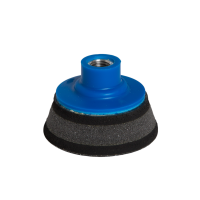 Polierteller 70 Klett, M 14, Schaum grau, soft