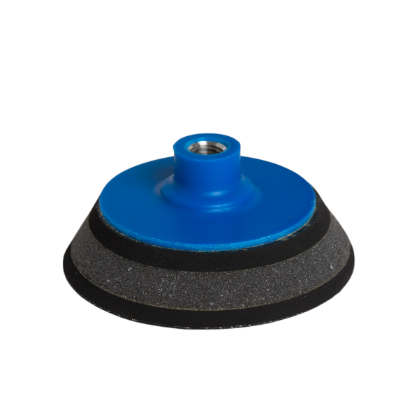 Polierteller 110 Klett, M 14, Schaum weich, gr, blau