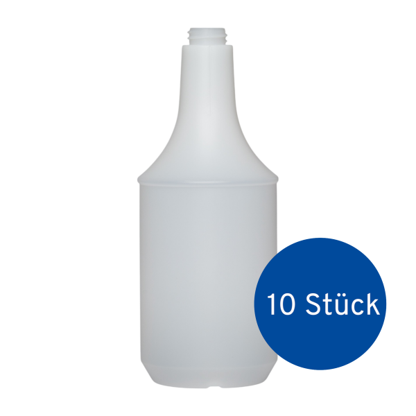 Sprühflasche ohne Kopf, stabile Ausf., 1 L - 10 Stück
