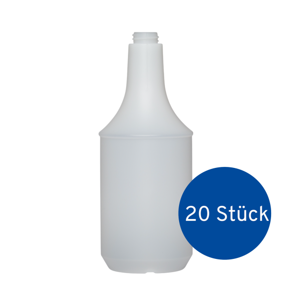 Sprühflasche ohne Kopf, stabile Ausf., 1 L - 20 Stück