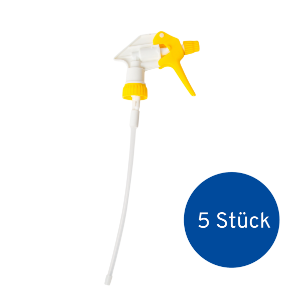 Sprühkopf Color- gelb - 5 Stück