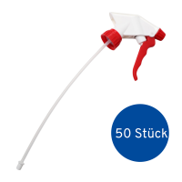 Sprühkopf Maxi - rot - 50 Stück