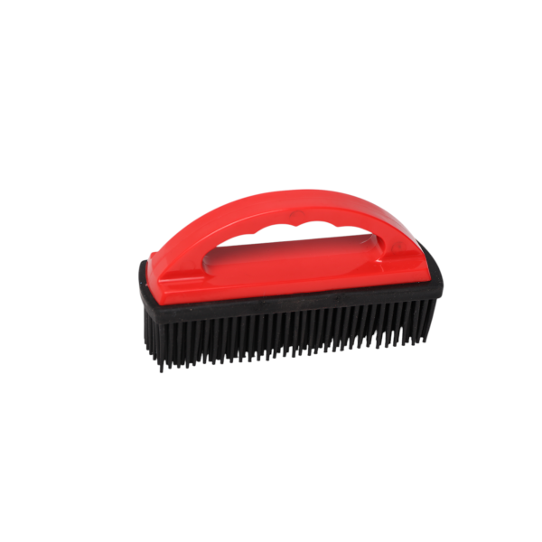 Gummibürste mit Griff, Anti-Haar