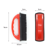 Gummibürste mit Griff, Anti-Haar