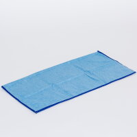 Microfasertuch Karo, blau, 50 x 55