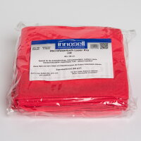 Microfaser Laser Pro, rot - 5 Stck.