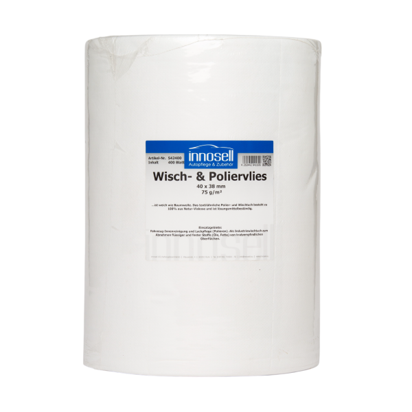 Poliervlies - Rolle, 75g/m², 400 Blatt